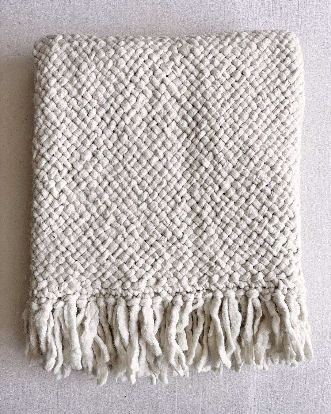 Wool Throw – Natural