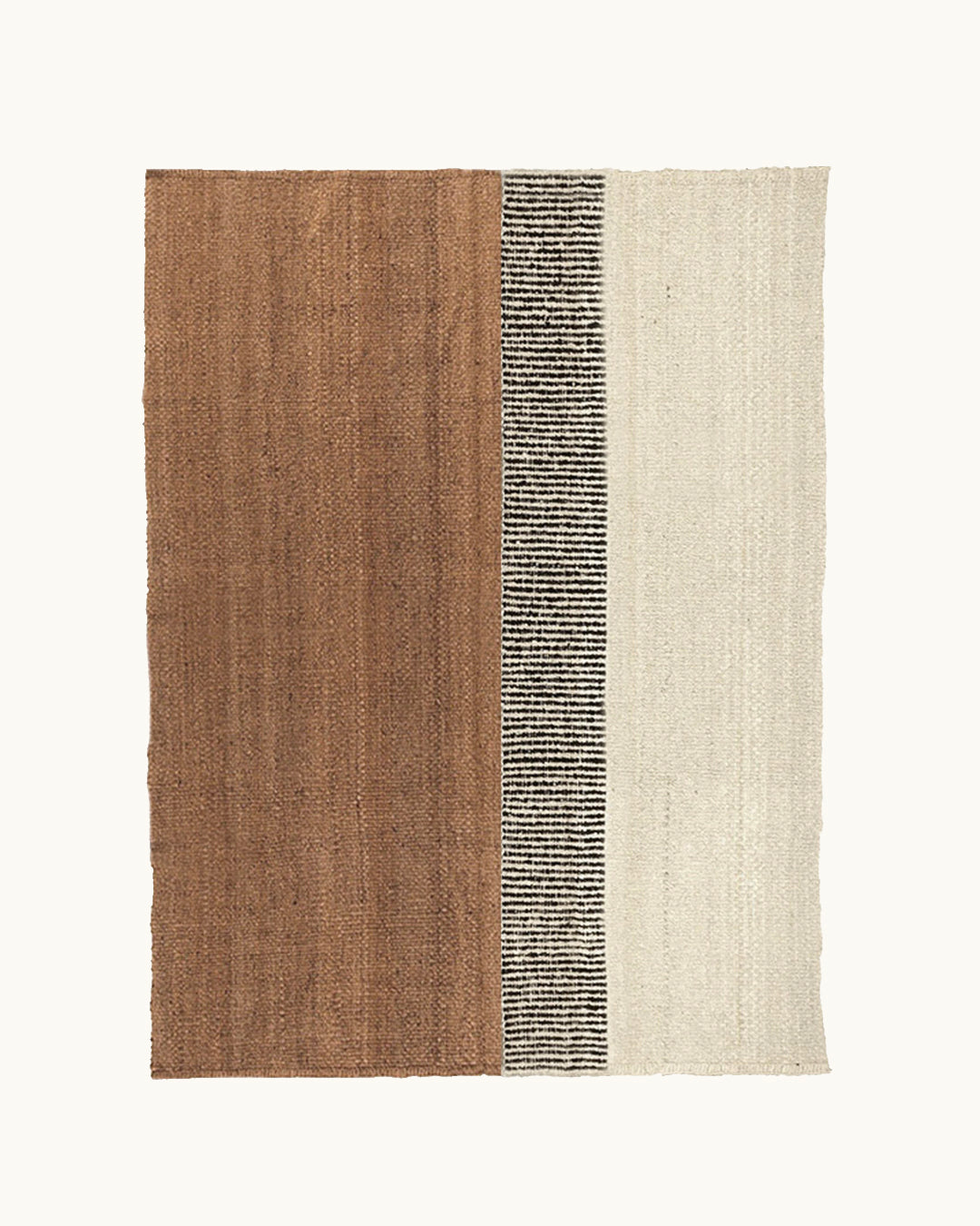 Chaco Rug – Wood, Natural & Black