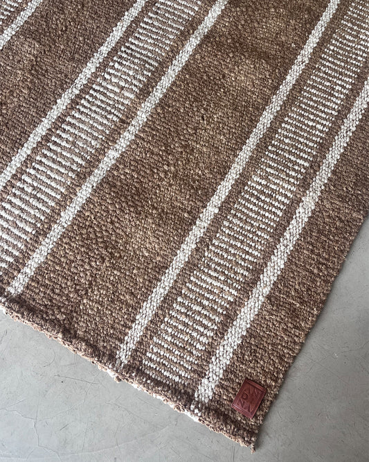 Solid Rug - Wood & Natural