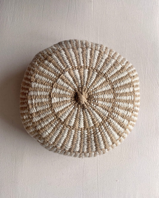 Round Cushion – Sand & Natural (M)