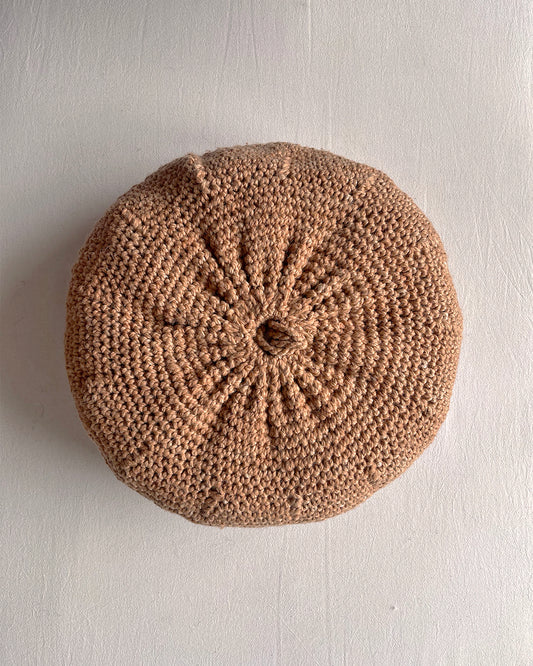 Round Cushion – Camel & Natural (M)