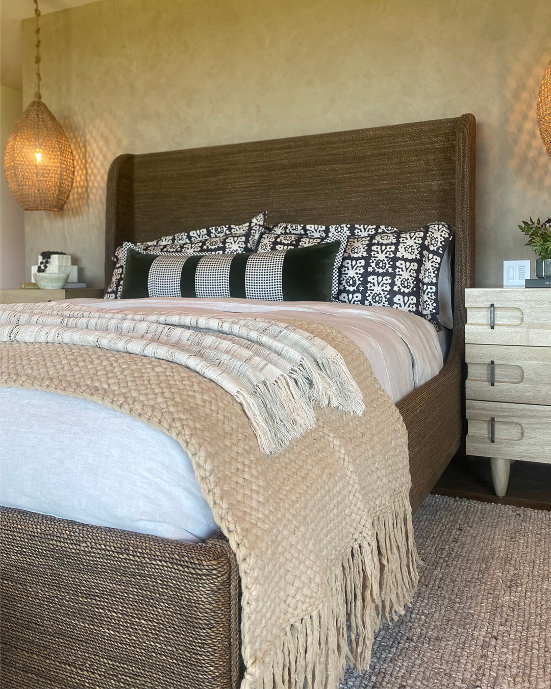 Wool Throw – Beige