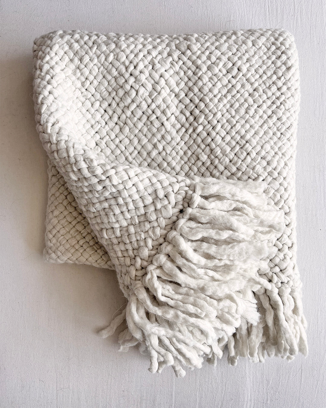 Wool Throw – Natural