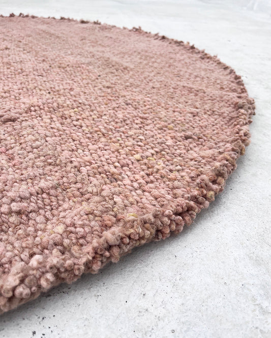 Round Rug - Old Rose