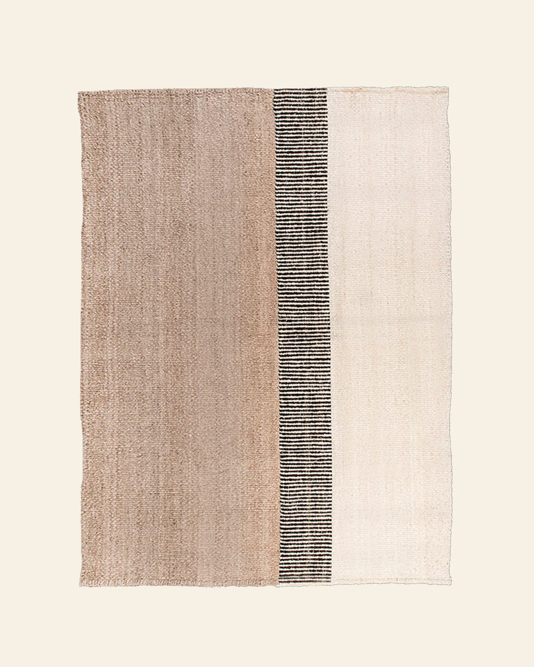 Chaco Rug – Sand, Natural & Black