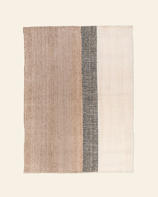 Chaco Rug – Sand, Natural & Black