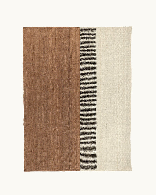 Chaco Rug – Wood, Natural & Black
