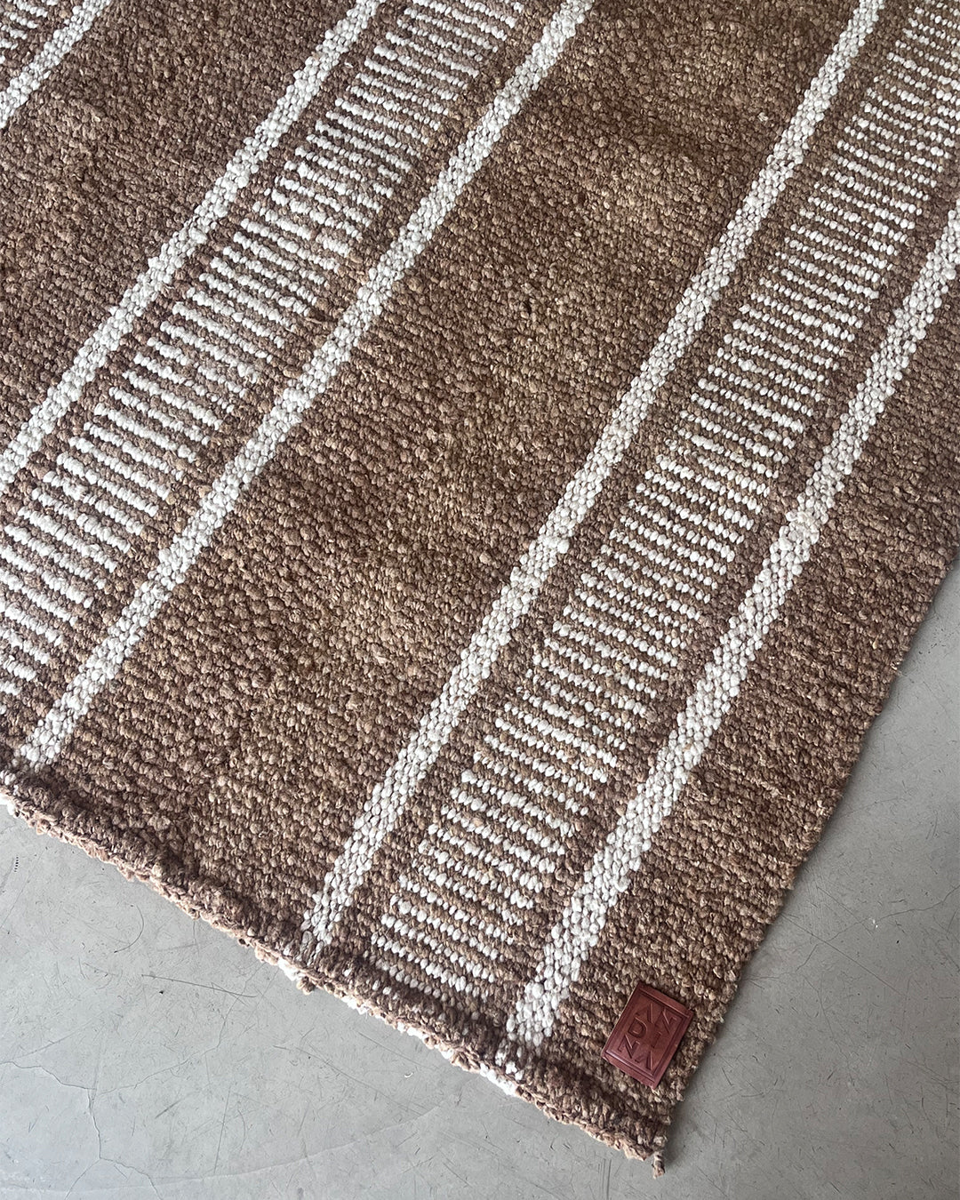 Solid Rug - Wood & Natural