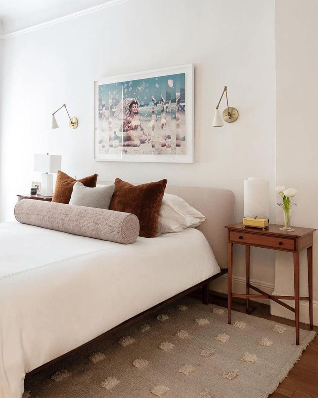 Pom Pom Rug – Natural