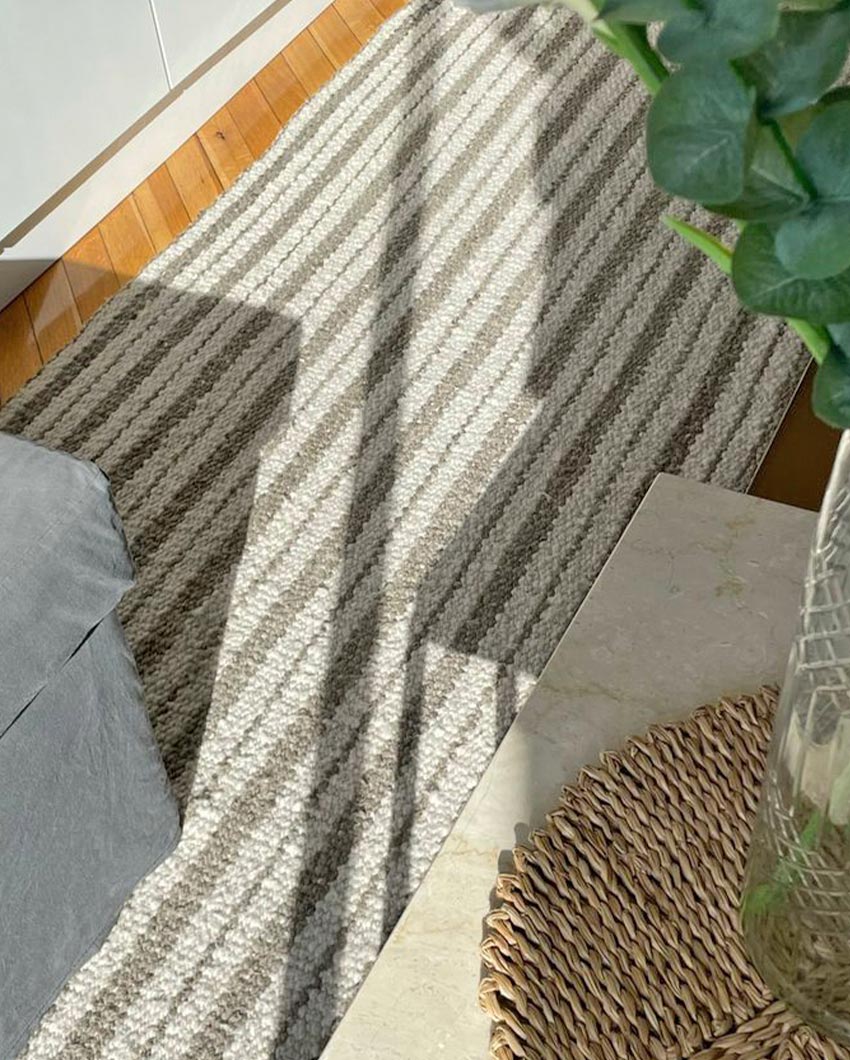 Area Rug - Natural & Gray