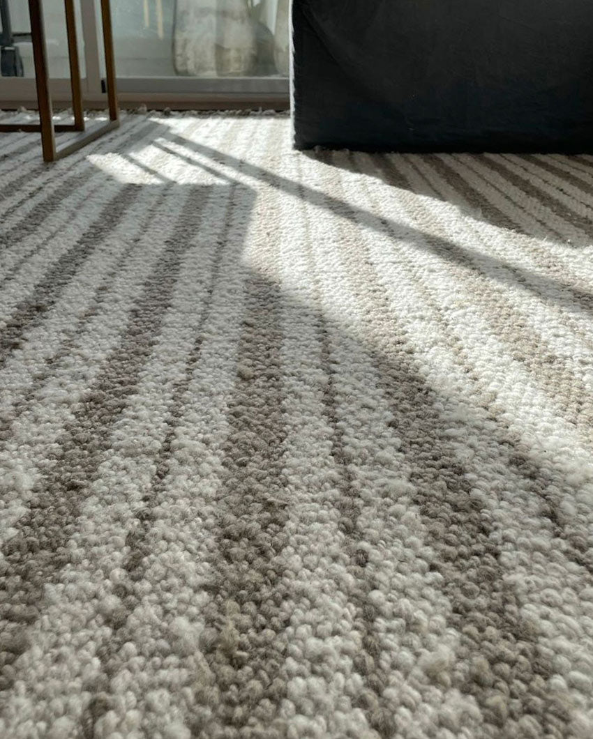 Area Rug - Natural & Gray