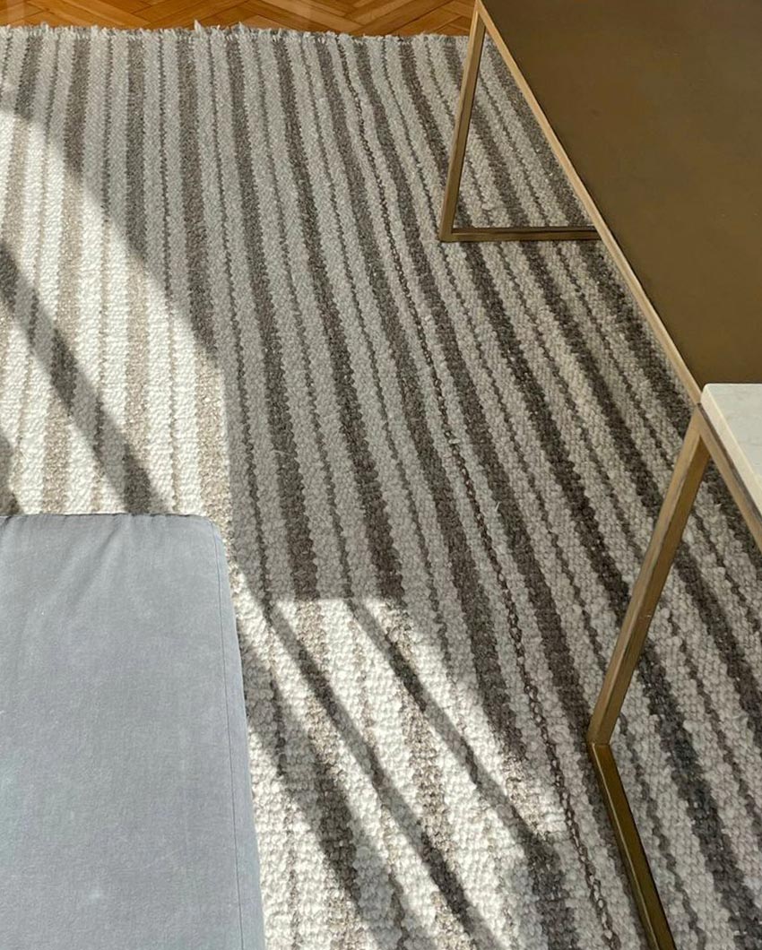 Area Rug - Natural & Gray
