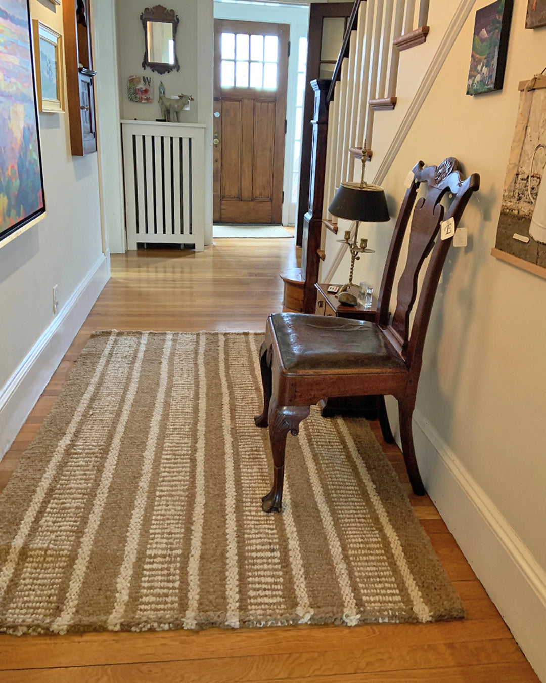 Solid Rug - Wood & Natural